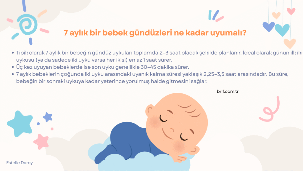 7 aylık bebek uyku düzeni Neler beklenmeli